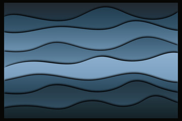 abstract wave blue background