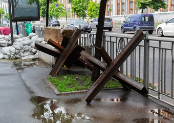 Czech hedgehogs, antitank hedgehog © Olena Ilienko