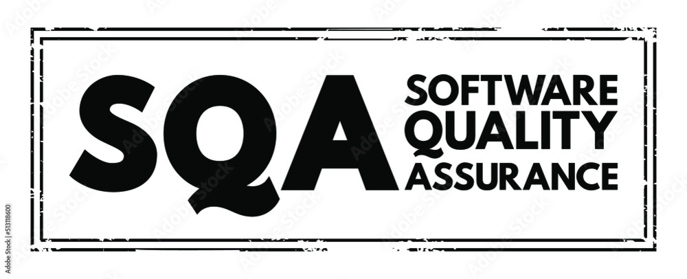 Aufkleber sqa software quality assurance - practice of monitoring the software engineering processes and metho