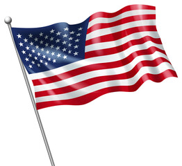 Fototapeta premium usa flag