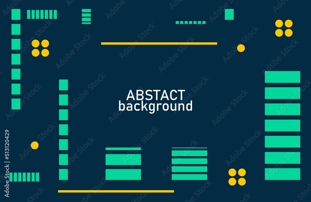 Poster minimalist abstract background retangle pop art color