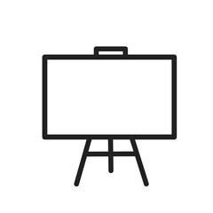 blackboard icon with trendy design.presentation icon
