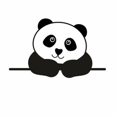 Vector illustration of a cute kind panda © Антон Шевченко