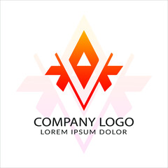 Modern branding logo design