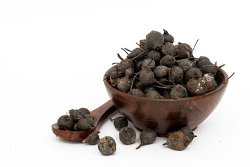 Goron tula fruit or snot apple on white background 