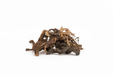 Ayurvedic Nagarmotha or Cyperus Scariosus or Cypriol in a bowl 