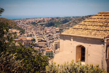 Romantic Sicilian City of Noto in Italy, Europe in Spring