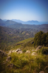 sicilian spring countryside hill landscape