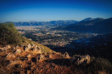 Lovely Coastal Town of Mondello in Sicily, Italy in Europe
