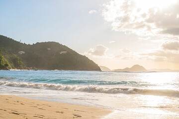 Fototapeta premium Cane Garden Bay Tortola British Virgin Islands sunset VII