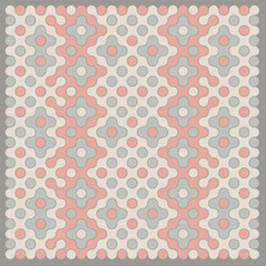 Multicolor truchet tiling connections illustration