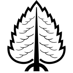 家紋です。陰一本杉といいます。