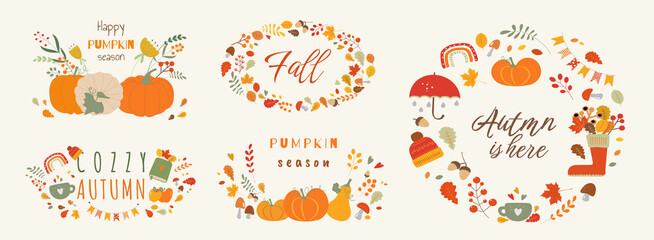 Autumn vector paint