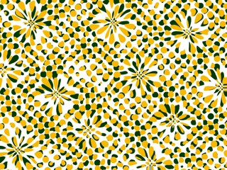 Abstract background. Yellow-green elements. pattern