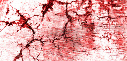 Red stained abstract concrete wall background