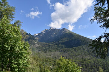 Fototapeta premium Little Cold Water Valley, Tatra Mountains, Slovakia,