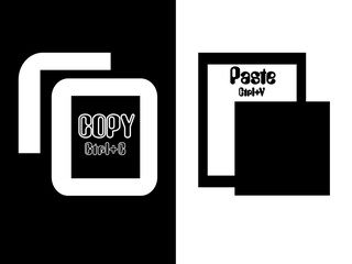 Copy and Paste Typography Couple T-shirt Design