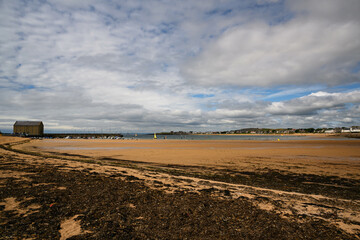 Obraz premium The view of Elie over the bay