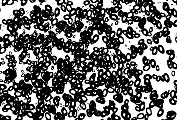 Black and white vector texture with disks.