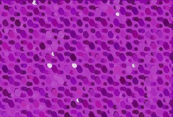 Light Purple vector template with bent ribbons.