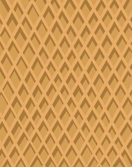 Naklejka premium Illustration - ice cream bread pattern background