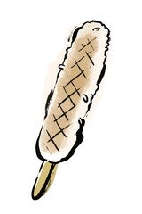 きりたんぽ　イラスト