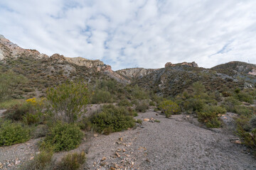 mountainous area in the south of Andalucia