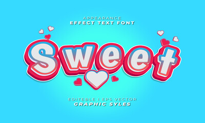 Editable text effect sticker font. Suitable for use for promotional and campaign purposes. Easy to use in graphic style