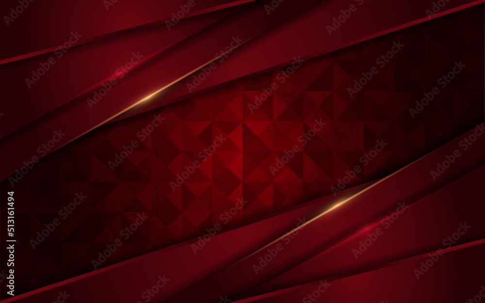 Poster modern dark red background with texture effect overlap layer design