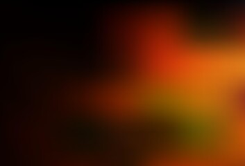 Dark Orange vector abstract bokeh pattern.
