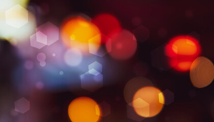 abstract background of colorful lights