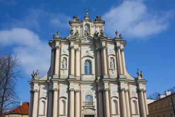 Fototapeta na wymiar Church of St. Joseph of the Visitationists in Warsaw, Poland