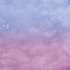 Blue and violet textured pattern, colorful vintage design. Abstract watercolor texture for wallpaper. Blue cloudy sky design as a background. Soft gradient pastel texture.