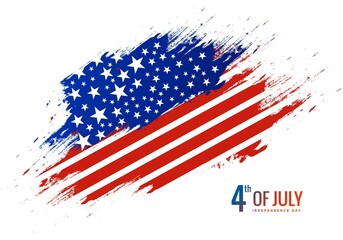 American flag background national day holiday design