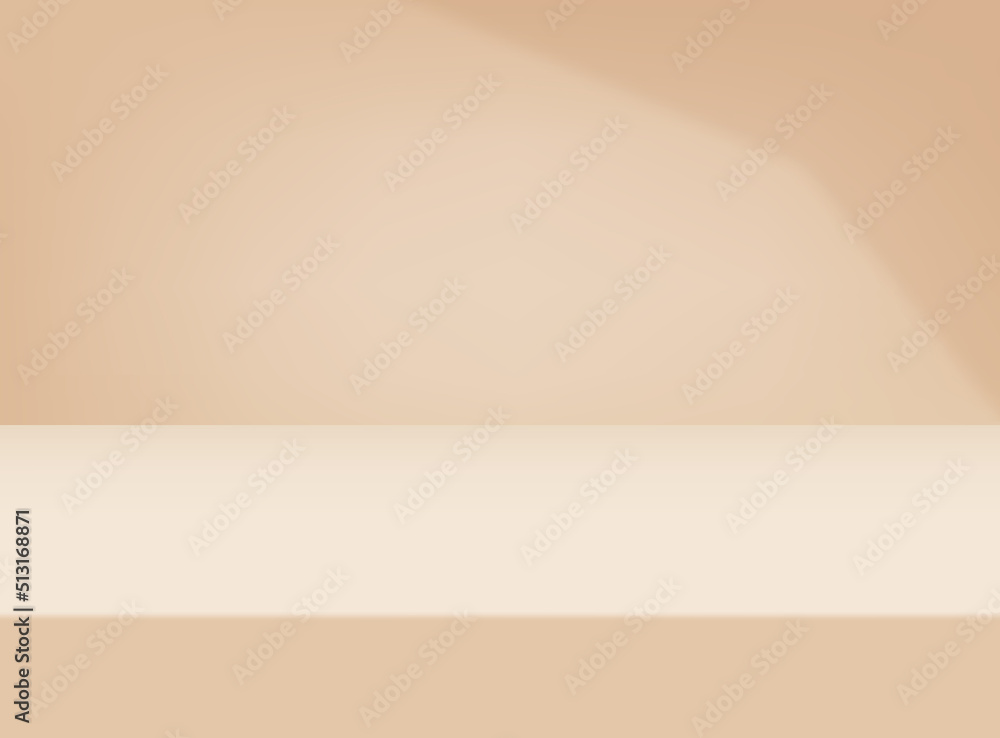 Poster product background with soft shadow. empty background for product presentation. vector illustration.