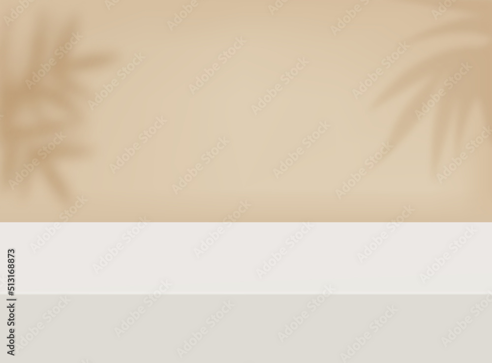 Aufkleber product background with soft shadow. empty background for product presentation. vector illustration.