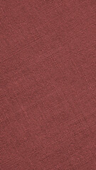 Brown woven textile surface close-up. Linen net texture. Dark fabric natural background. Textured len mobile phone wallpaper