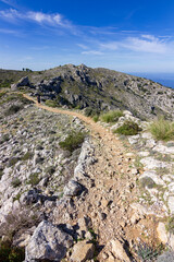 View of the mountains near Valldemosa in Mallorca (Balearic islands)