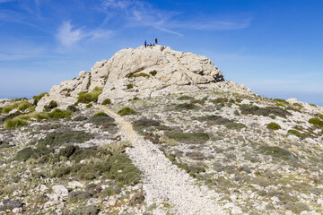 View of the mountains near Valldemosa in Mallorca (Balearic islands)