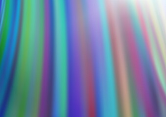 Light BLUE vector background with bent ribbons.