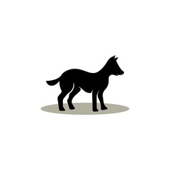 dog logo vector illudtration design