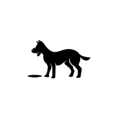 dog logo vector illudtration design