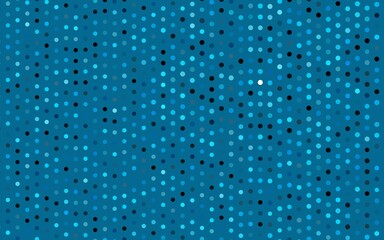 Dark BLUE vector texture with disks.