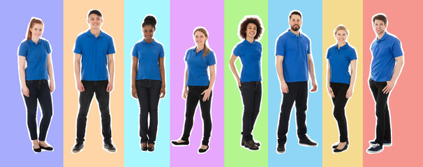 Portrait Of Multiracial Janitors