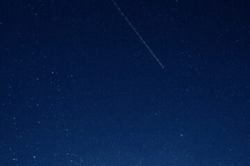 night starscape in the countryside