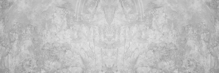 Old wall panorama texture cement dirty gray with black  background abstract grey and silver color design are light with white background.
