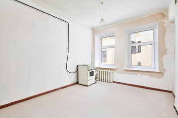Photo of a kitchen in an old housing stock