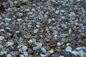 Pebbles stone background