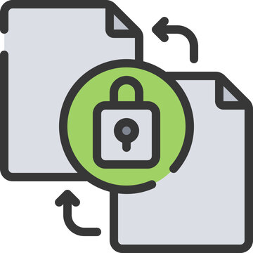 Secure File Sharing Icon