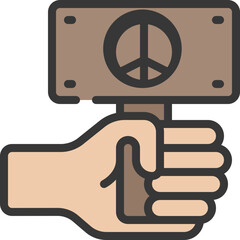 Boomers Peace Protests Icon